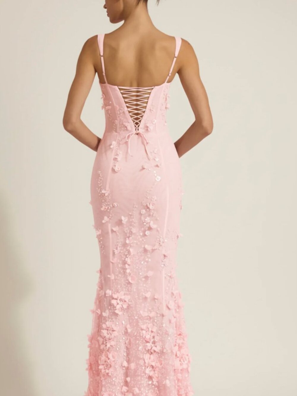 Oh Polly Pink Vasanta Embellished Dress - Picture 5 of 6